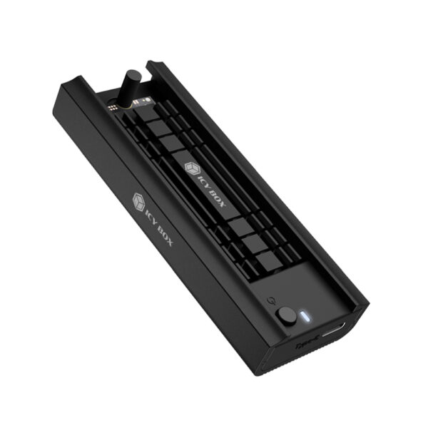 ICY BOX TYPE-C/USB 3.2 M.2 NVMe & SATA DOCKING TOOLESS BLACK