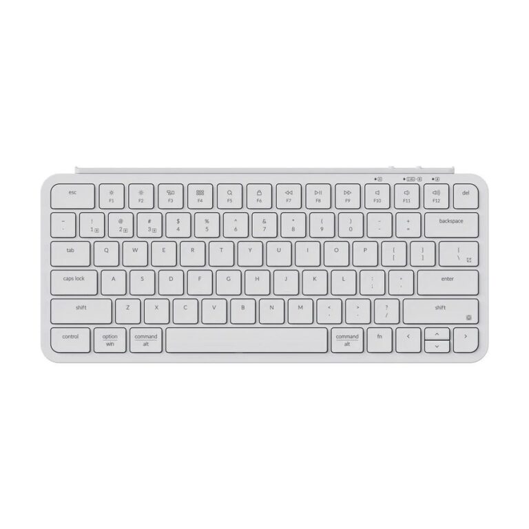 Keychron B1 Pro (B1P-K8) Ultraslim Mini Wireless Keyboard ZMK Online customize-Ivory White 75% US