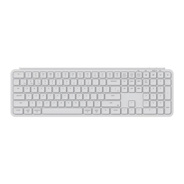 Keychron B6 Pro (B6P-K8) Ultraslim Wireless BT Keyboard ZMK Online customizen-Ivory White 100% US