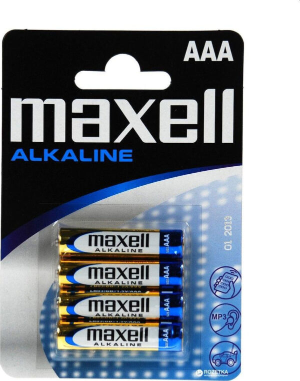 ΜΠΑΤΑΡΙΑ ALKALINE MAXELL AAA LR03 4PACK