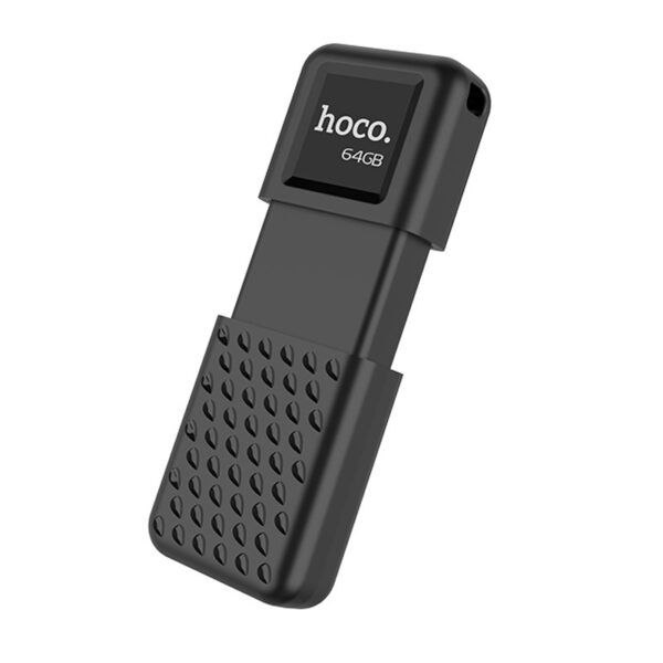 Flash Drive Hoco UD6 Intelligent 64GB USB 2.0 Zinc Alloy Μαύρο