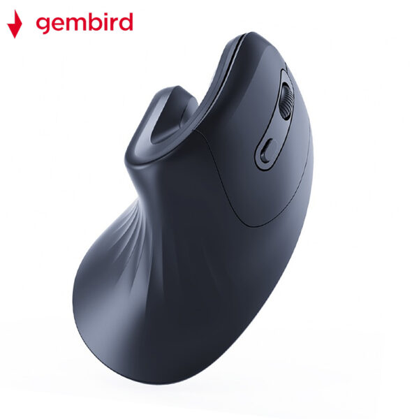 GEMBIRD ERGONOMIC WIRELESS 6-BUTTON OPTICAL MOUSE BLACK