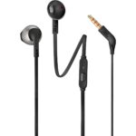 Hands Free JBL Tune 205 In-ear 3.5mm  με Μικρόφωνο JBLT205  Mαύρα