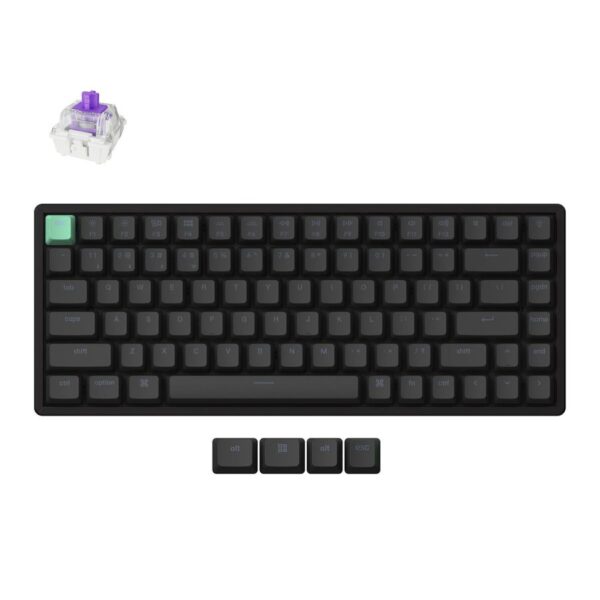 Keychron K2 HE (K2H-J1)Wireless Magnetic Hall Effect RGB Custom Keyboard 75% US Layout shine-through