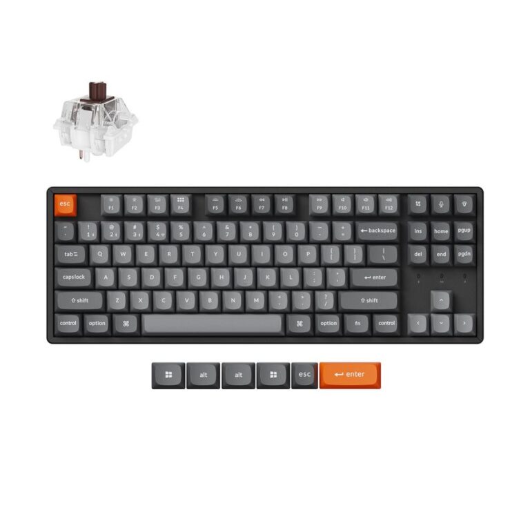 Keychron K8 Max (K8M-J3) QMK Wireless Mechanical Keyboard Brown Switch Hot-Swap 80% US Lay