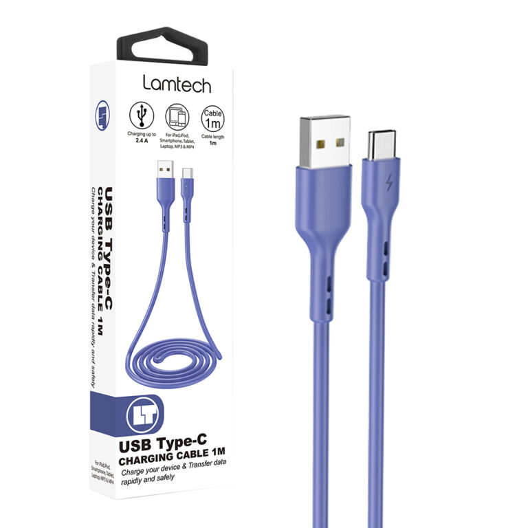 LAMTECH DATACABLE TYPE C 1m BLUE