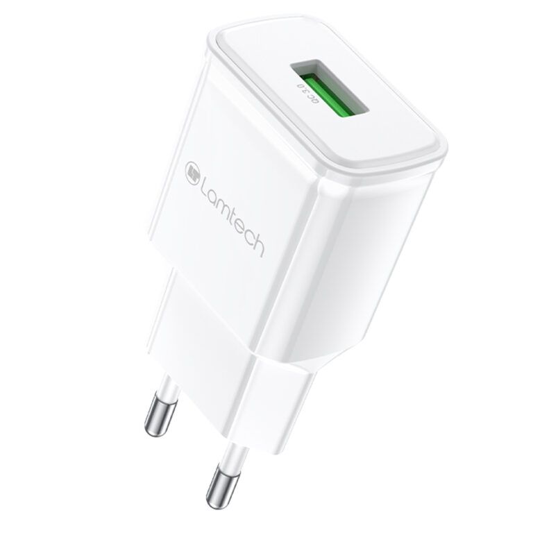 LAMTECH QUICK CHARGER USB3.0 18W WHITE