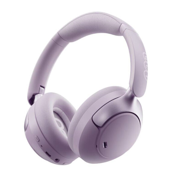 QCY H3 PRO Headset Purple Hi-Res Audio V5.4 Bluetooth ANC LDAC/AAC/SBC Call Noise Canc. 40mm driv