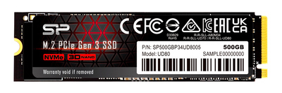 SILICON POWER SSD PCIe Gen3x4 M.2 2280 UD80