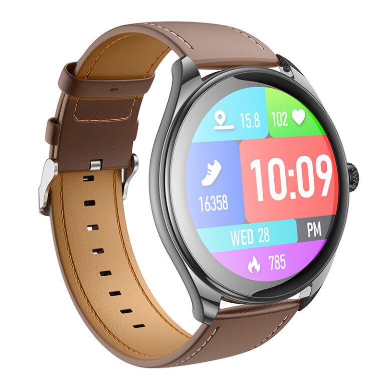 Smartwatch Hoco Y22 IP67 AMOLED Οθόνη 1.43" 200mAh  με Δυνατότητα Κλήσεων Μαύρο