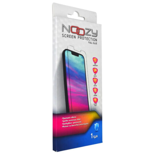 Tempered Glass Noozy Full Face Premium Series 9H Full Glue για Samsung SM-S921 Galaxy S24 5G με Τρύπα στο Δακτυλικό Αποτύπωμα