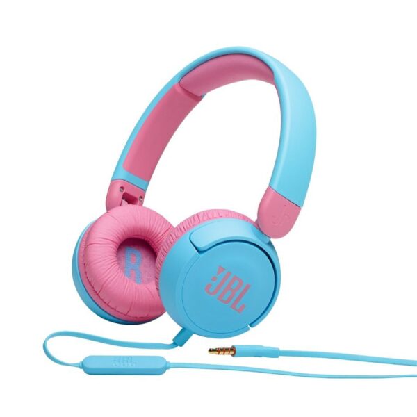 Ακουστικά Kids JBL JR310  με Μικρόφωνο 3.5mm 1m  Μπλε - Ρόζ