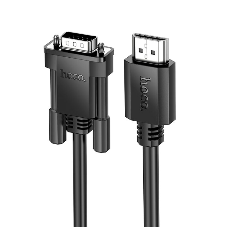 Αντάπτορας Hoco US12 HDMI  to VGA HD 1080P Μαύρο 1m