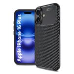 Θήκη Ancus AutoFocus Carbon Fiber για Apple iPhone 16 Plus Μαύρη