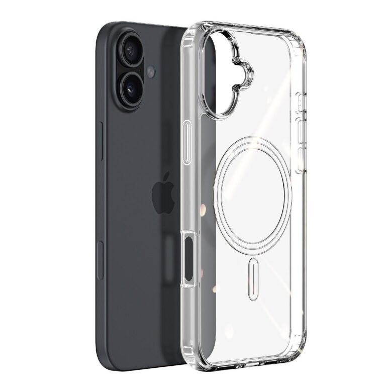 Θήκη TPU Ancus Magnetic Ring για Apple iPhone 16 Plus Διάφανη