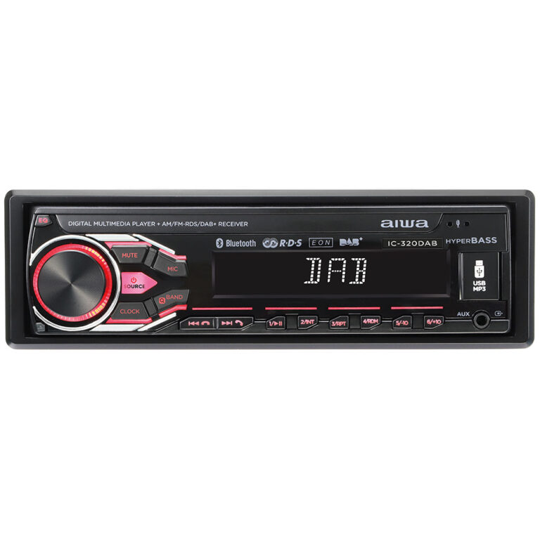 AIWA CAR STEREO WITH BT5.1/USB/SD/ MP3 AM/FM DAB+ RADIO 4CHx25W