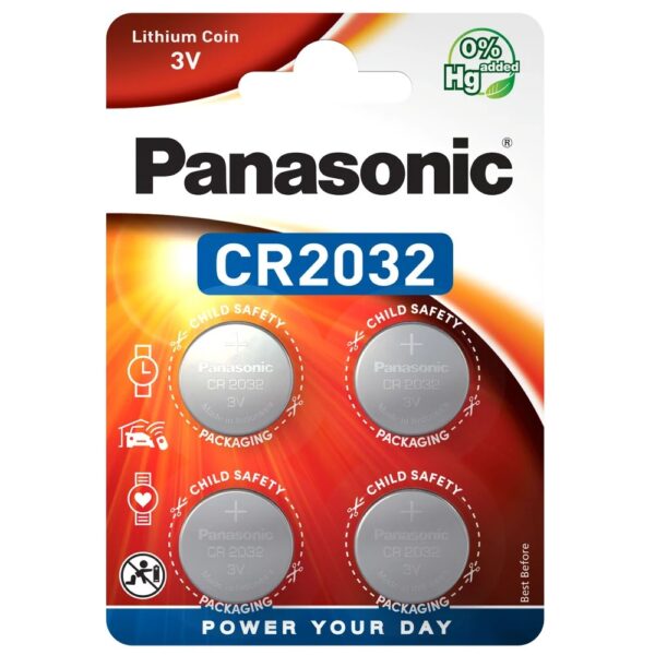 Buttoncell Lithium Energizer CR2032  3V Τεμ. 4