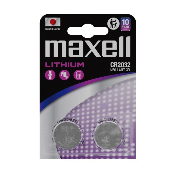 Buttoncell Maxell CR2032 3V Τεμ. 2