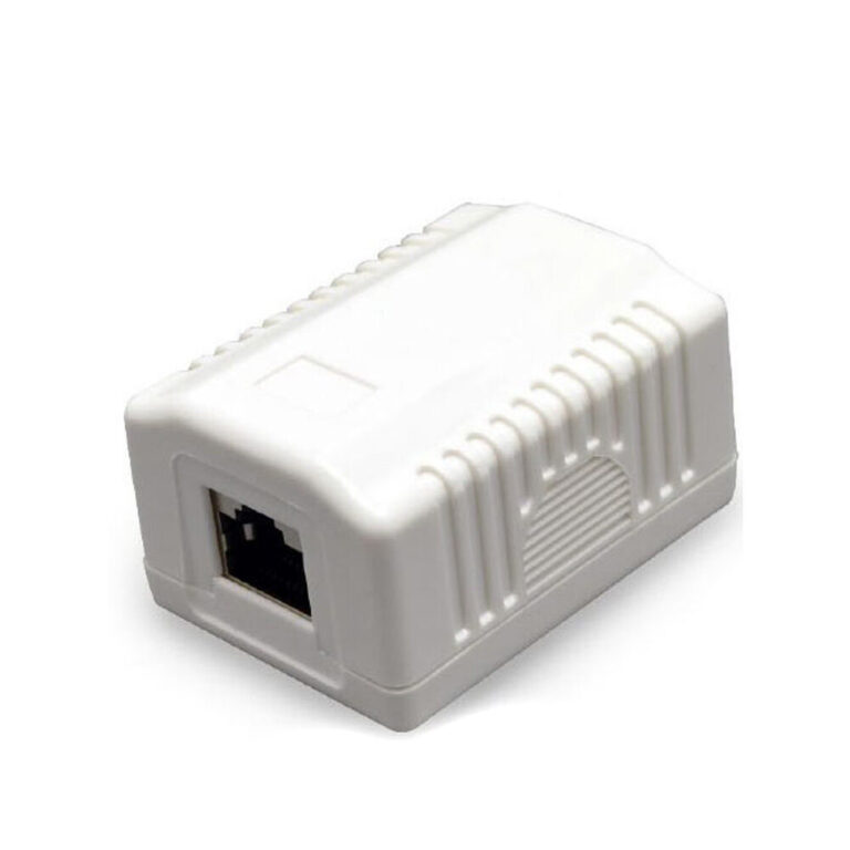 CABLEXPERT CAT5E FTP SINGLE PORT SURFACE MOUNT BOX