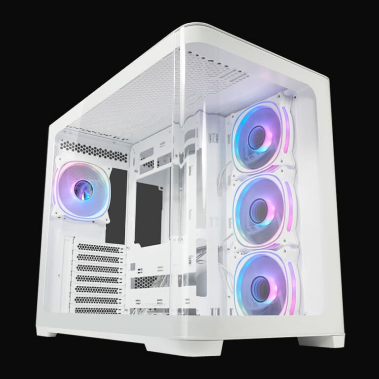 Case LC-Power Gaming 8001W Pro Storm ARGB Tempered Glass White