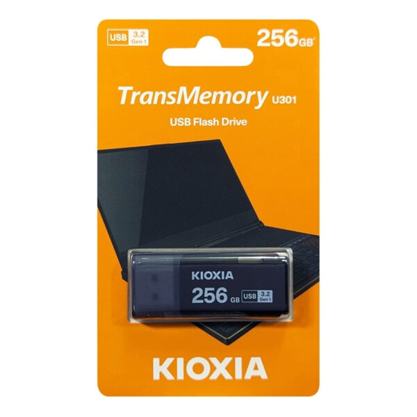 KIOXIA USB 3.2 FLASH STICK 256GB HAYABUSA BLACK U301