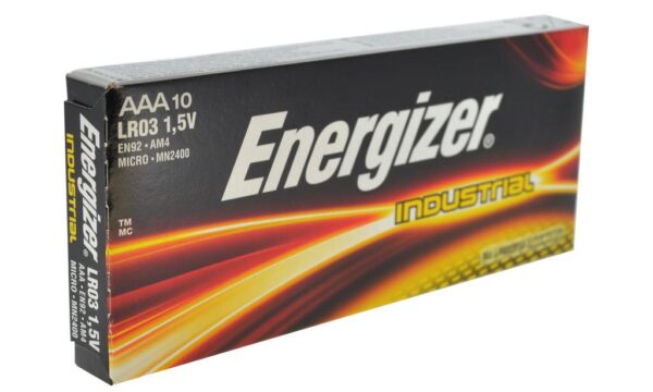 Μπαταρία Αλκαλική Energizer Industrial LR03 size AAA 1.5V Τεμ. 10