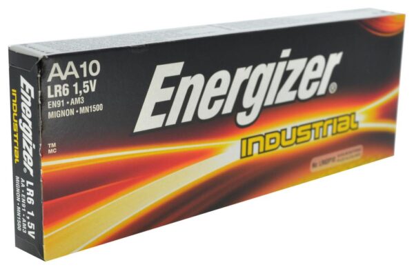 Μπαταρία Αλκαλική Energizer Industrial LR6 size AA 1.5V Τεμ. 10