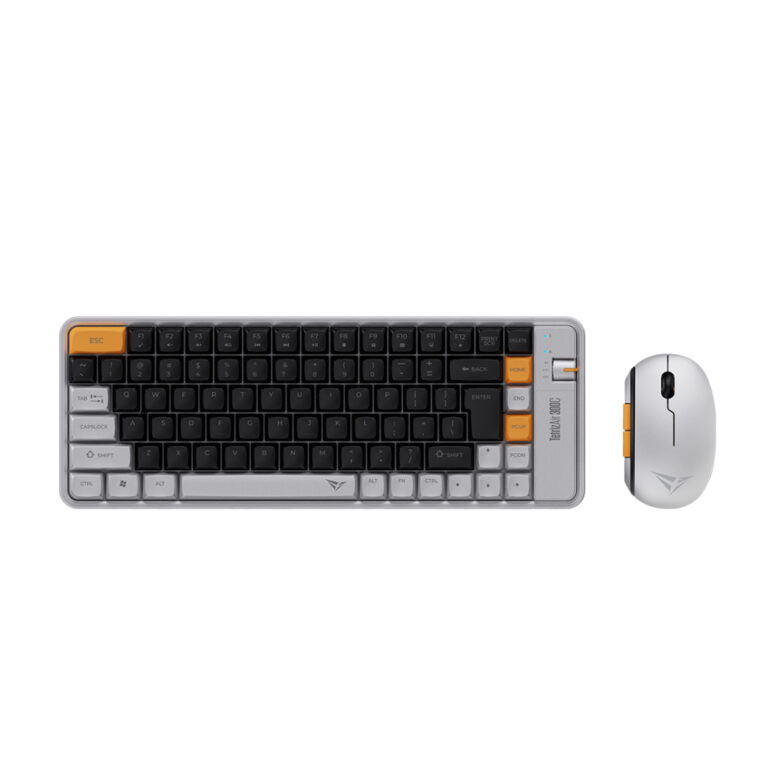 ALCATROZ BT5.3/2.4G MULTI-DEVICE RECHARGEABLE KEYBOARD & MOUSE TETRIZ AIR 300C AUTUMN BLACK