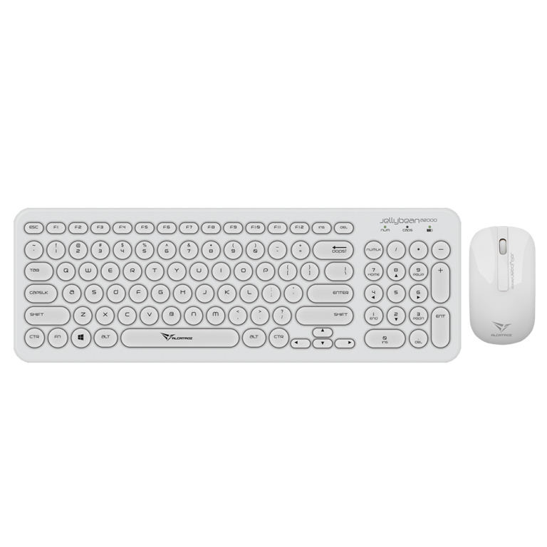 ALCATROZ WIRELESS MOUSE AND KEYBOARD JELLYBEAN A2000 W.WHITE