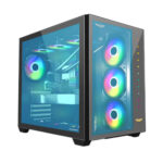 ARMAGGEDDON GAMING PC CASE FULL ATX TESSARAXX CORE 12 AIR BLACK