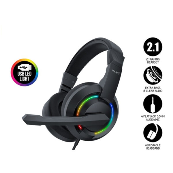 ARMMAGGEDDON GAMING HEADSET RGB 2.1 PULSE 1 CHROMA