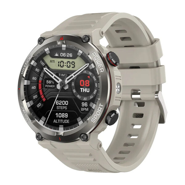 BLACKVIEW MULTI-FUNCTION SMARTWATCH WITH FLASH LIGHT AND GR MENU KHAKI