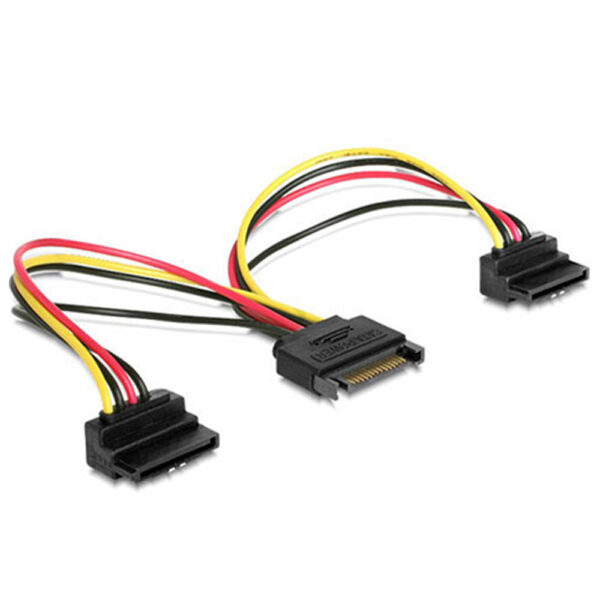 CABLEXPERT POWER SPLITTER CABLE WITH ANGLED OUTPUT CONNECTORS 0