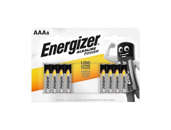 Μπαταρία Αλκαλική Energizer Alkaline Power LR03 size AAA 1.5V Τεμ. 8