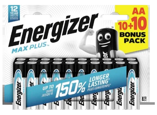 Μπαταρία Αλκαλική Energizer Max Plus LR6 size AA 1.5V Τεμ. 20