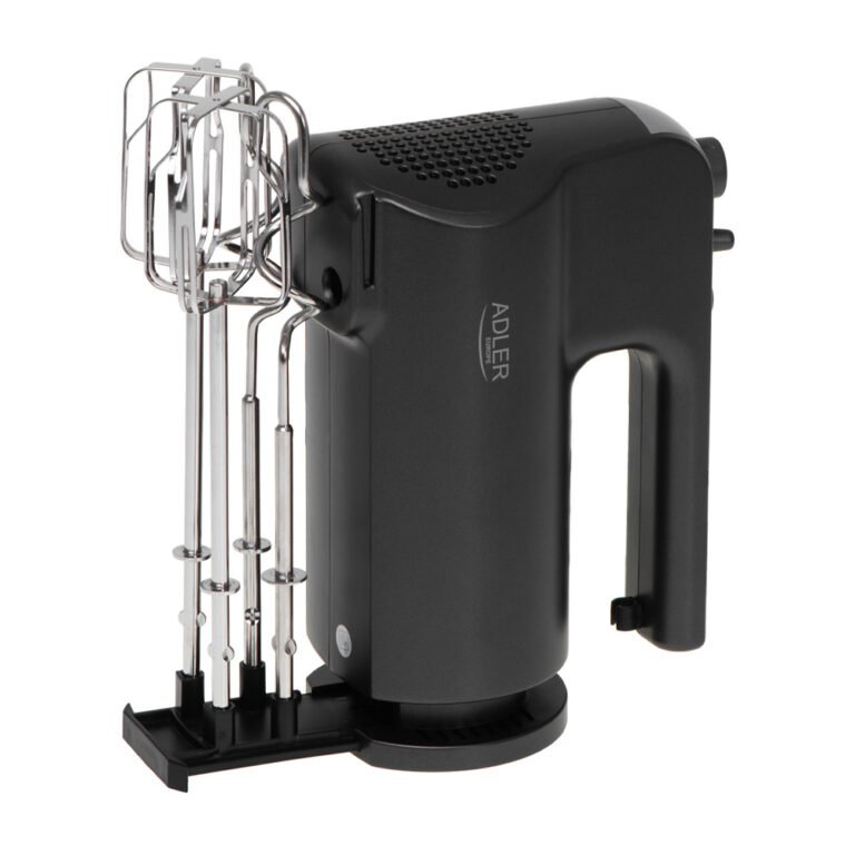 ADLER HAND MIXER WITH A PULL-OUT TRAY FOR ACCESSORIES 550W BLACK