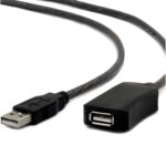 CABLEXPERT ACTIVE USB EXTENSION CABLE BLACK 10M