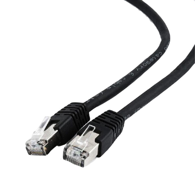 CABLEXPERT FTP CAT6 PATCH CORD BLACK SHIELDED 1M