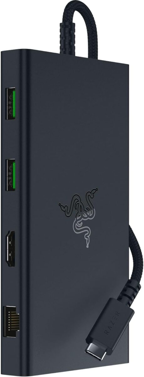 RAZER USB C Dock Station - 11 Ports - USB A/C - PD 85W - 4K HDMI - SD Card - Gigabit Ethernet