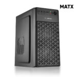 ALCATROZ MATX PC CASE AZZURA COMPACTO 200 BLACK