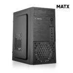 ALCATROZ MATX PC CASE AZZURA COMPACTO 800 BLACK