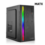 ALCATROZ MATX PC CASE AZZURA COMPACTO PRO 1 RGB BLACK