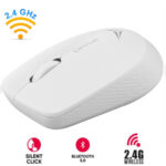 ALCATROZ SILENT WIRELESS 2.4G AIRMOUSE 3 WHITE