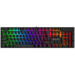 ARMAGGEDDON MECHANICAL HOT-SWAP KEYBOARD 12FX BACKLIGHT RED SWITCH MKA-7C 2024 BLACK LINEAR