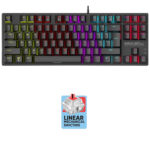 ARMAGGEDDON MECHANICAL KEYBOARD MKA-2C NEO BLACK LINEAR RED SWITCH