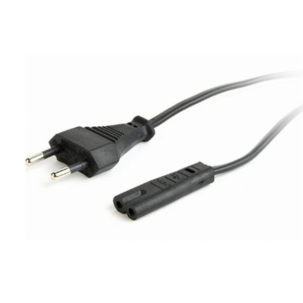 CABLEXPERT POWER CORD EU INPUT 2PIN PLUG BLACK 1