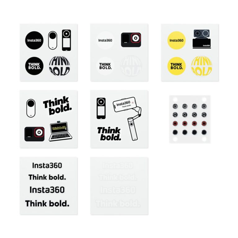 Insta360 Button Sticker Set - Tactile button stickers