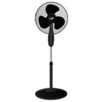 LGP ROUND BASE STAND FAN 16' 40CM 45W WITH TIMER BLACK