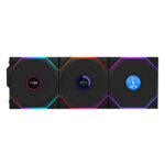 Lian Li UNI FAN TL-LCD Wireless Reverse 120 Black (3pcs & controller) Case Fan