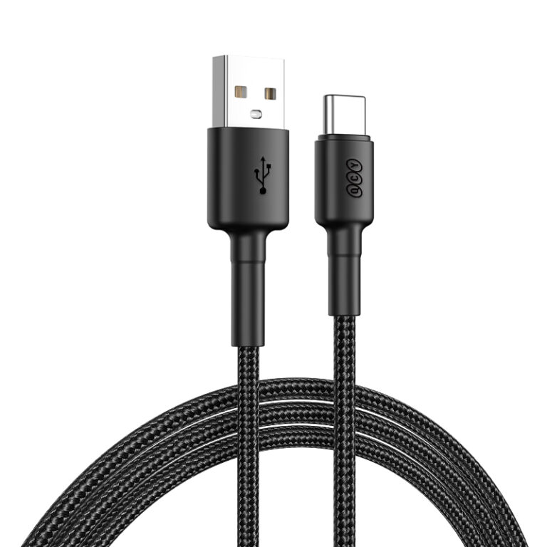 QCY USB-A to Type-C braided wire Cable Fast Charging & Data